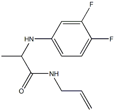 2-[(3,4-difluorophenyl)amino]-N-(prop-2-en-1-yl)propanamide