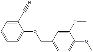 2-[(3,4-dimethoxybenzyl)oxy]benzonitrile Structure