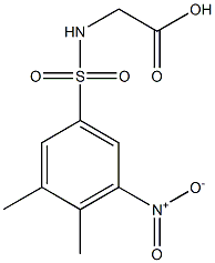 2-[(3,4-dimethyl-5-nitrobenzene)sulfonamido]acetic acid|