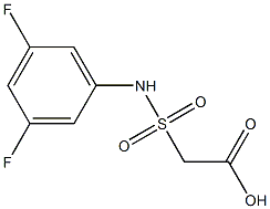 2-[(3,5-difluorophenyl)sulfamoyl]acetic acid