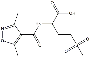 2-[(3,5-dimethyl-1,2-oxazol-4-yl)formamido]-4-methanesulfonylbutanoic acid