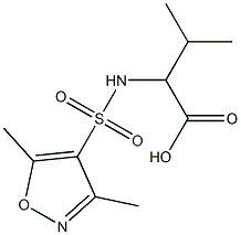2-[(3,5-dimethyl-1,2-oxazole-4-)sulfonamido]-3-methylbutanoic acid