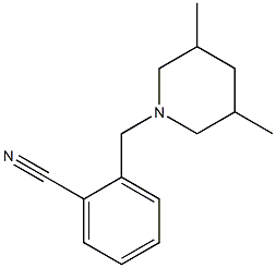 2-[(3,5-dimethylpiperidin-1-yl)methyl]benzonitrile
