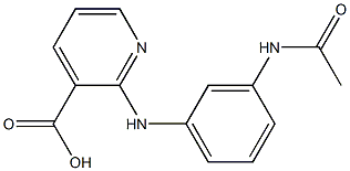  2-[(3-acetamidophenyl)amino]pyridine-3-carboxylic acid