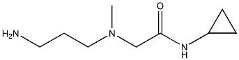  2-[(3-aminopropyl)(methyl)amino]-N-cyclopropylacetamide