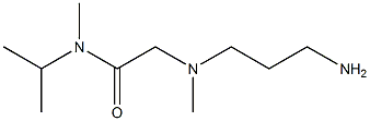 2-[(3-aminopropyl)(methyl)amino]-N-methyl-N-(propan-2-yl)acetamide Structure