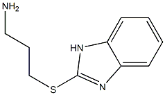 2-[(3-aminopropyl)sulfanyl]-1H-1,3-benzodiazole Structure