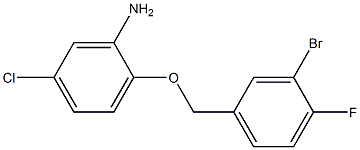 2-[(3-bromo-4-fluorophenyl)methoxy]-5-chloroaniline