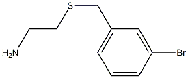 2-[(3-bromobenzyl)thio]ethanamine Structure