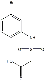  2-[(3-bromophenyl)sulfamoyl]acetic acid