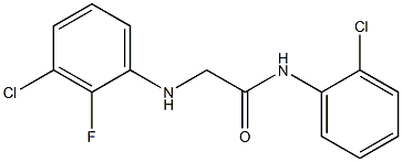 2-[(3-chloro-2-fluorophenyl)amino]-N-(2-chlorophenyl)acetamide