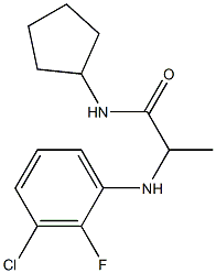 2-[(3-chloro-2-fluorophenyl)amino]-N-cyclopentylpropanamide