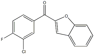 2-[(3-chloro-4-fluorophenyl)carbonyl]-1-benzofuran