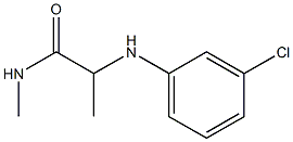 2-[(3-chlorophenyl)amino]-N-methylpropanamide