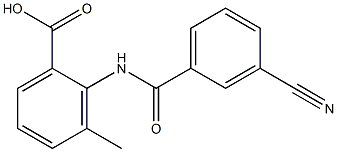 2-[(3-cyanobenzene)amido]-3-methylbenzoic acid