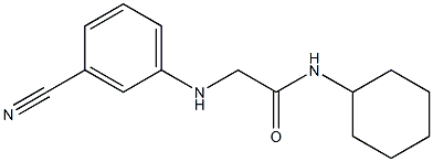 2-[(3-cyanophenyl)amino]-N-cyclohexylacetamide