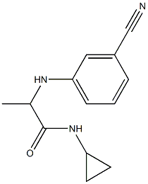  2-[(3-cyanophenyl)amino]-N-cyclopropylpropanamide