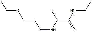 2-[(3-ethoxypropyl)amino]-N-ethylpropanamide Structure