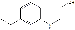 2-[(3-ethylphenyl)amino]ethan-1-ol Structure