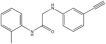 2-[(3-ethynylphenyl)amino]-N-(2-methylphenyl)acetamide