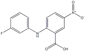 2-[(3-fluorophenyl)amino]-5-nitrobenzoic acid