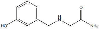 2-[(3-hydroxybenzyl)amino]acetamide 结构式