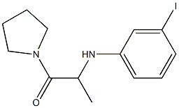 2-[(3-iodophenyl)amino]-1-(pyrrolidin-1-yl)propan-1-one