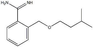 2-[(3-methylbutoxy)methyl]benzenecarboximidamide,,结构式