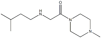 2-[(3-methylbutyl)amino]-1-(4-methylpiperazin-1-yl)ethan-1-one