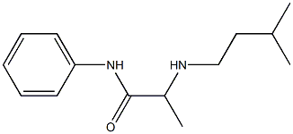 2-[(3-methylbutyl)amino]-N-phenylpropanamide