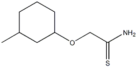2-[(3-methylcyclohexyl)oxy]ethanethioamide Struktur