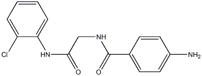 2-[(4-aminophenyl)formamido]-N-(2-chlorophenyl)acetamide Structure