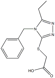 2-[(4-benzyl-5-ethyl-4H-1,2,4-triazol-3-yl)sulfanyl]acetic acid