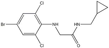 2-[(4-bromo-2,6-dichlorophenyl)amino]-N-(cyclopropylmethyl)acetamide