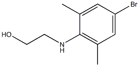 2-[(4-bromo-2,6-dimethylphenyl)amino]ethan-1-ol Struktur