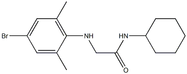 2-[(4-bromo-2,6-dimethylphenyl)amino]-N-cyclohexylacetamide