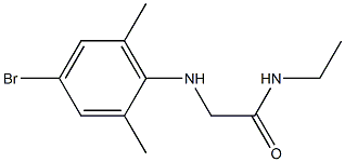 2-[(4-bromo-2,6-dimethylphenyl)amino]-N-ethylacetamide Structure