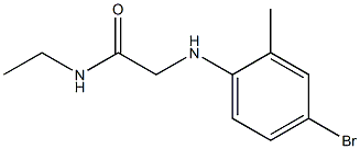 2-[(4-bromo-2-methylphenyl)amino]-N-ethylacetamide Structure