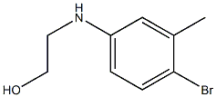 2-[(4-bromo-3-methylphenyl)amino]ethan-1-ol Structure