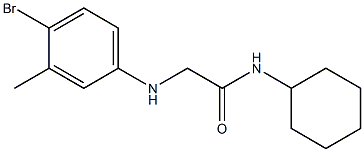 2-[(4-bromo-3-methylphenyl)amino]-N-cyclohexylacetamide