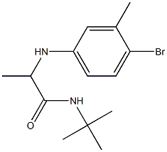 2-[(4-bromo-3-methylphenyl)amino]-N-tert-butylpropanamide