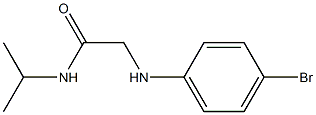2-[(4-bromophenyl)amino]-N-(propan-2-yl)acetamide