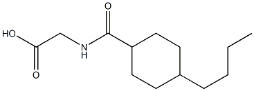 2-[(4-butylcyclohexyl)formamido]acetic acid