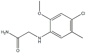 2-[(4-chloro-2-methoxy-5-methylphenyl)amino]acetamide