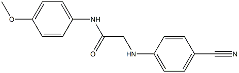 2-[(4-cyanophenyl)amino]-N-(4-methoxyphenyl)acetamide