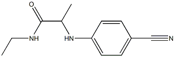 2-[(4-cyanophenyl)amino]-N-ethylpropanamide