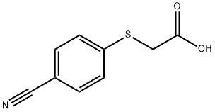 2-[(4-cyanophenyl)sulfanyl]acetic acid Structure