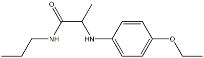 2-[(4-ethoxyphenyl)amino]-N-propylpropanamide