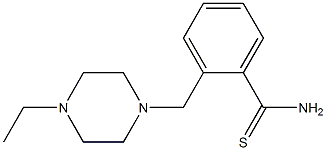 2-[(4-ethylpiperazin-1-yl)methyl]benzenecarbothioamide Structure