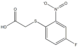 2-[(4-fluoro-2-nitrophenyl)sulfanyl]acetic acid Struktur